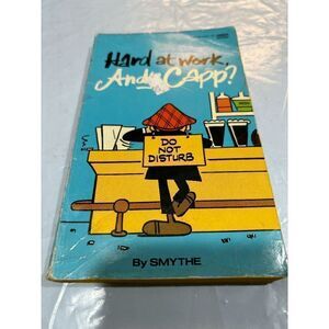 1977 Andy Capp? Hard At Work Paperback Book by Smythe